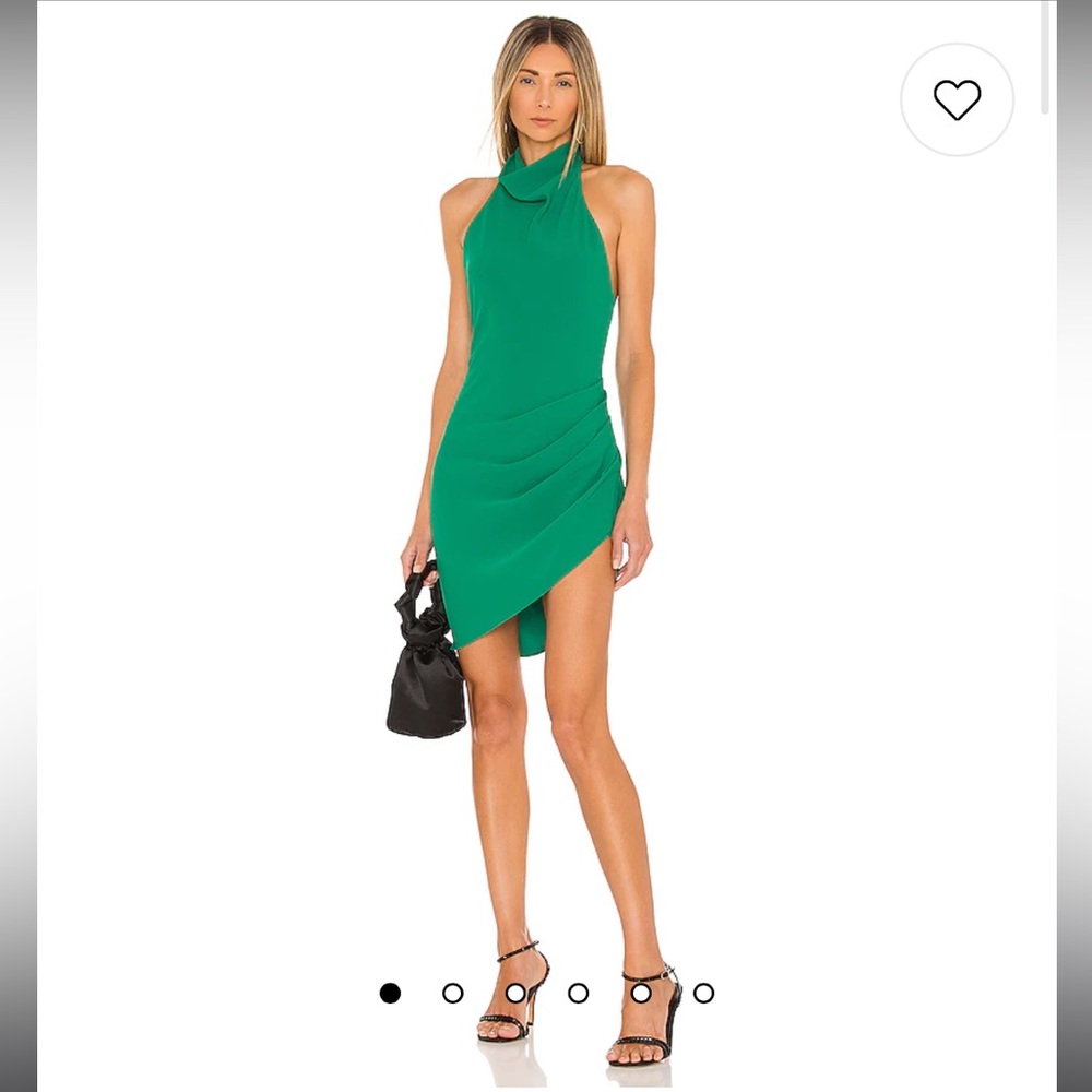 Never been worn, Amanda Uprichard Samba Dress in Dark Green size XS